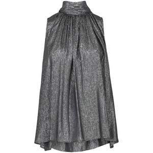 Semicouture, Dames, Tops, Grijs, Maat: M Viscose,