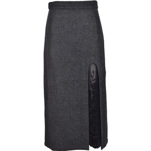 Sea NY, Dames, Rokken, Grijs, Maat: W28 Wol,