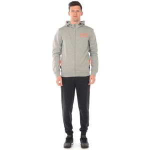 Emporio Armani Ea7, Heren, Sweatshirts & Hoodies, Grijs, Maat: L Katoen,