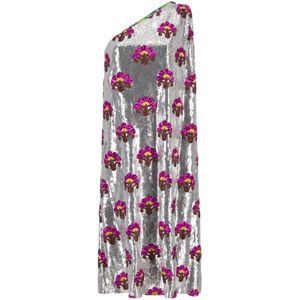 La DoubleJ, Dames, Jurken, Veelkleurig, Maat: L Poliester,