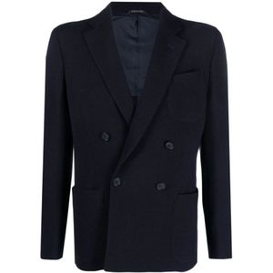 Giorgio Armani, Heren, Jassen, Blauw, Maat: L