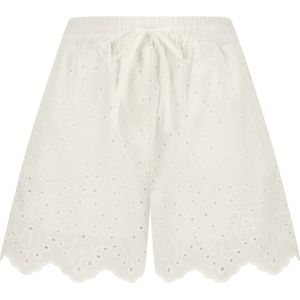 Nicowa, Dames, Korte broeken, Wit, Maat: XS Katoen,