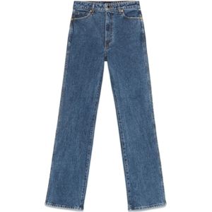 Khaite, Dames, Jeans, Blauw, Maat: W31 Denim,