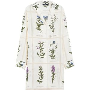 Max Mara Weekend, Dames, Jurken, Wit, Maat: XS Zijde,