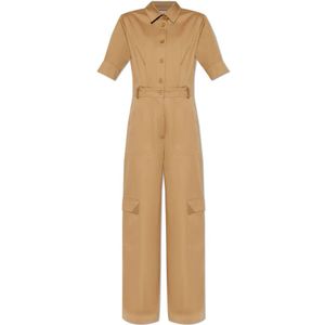 Max Mara, Dames, Jumpsuits & Playsuits, Beige, Maat: XS