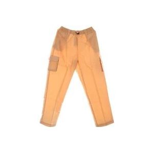 Nike Cargo broek met hoge taille , Orange , Dames , Maat: S