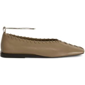 Jil Sander, Dames, Schoenen, Bruin, Maat: 36 1/2 EU