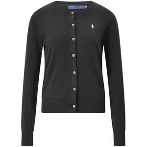 Polo Ralph Lauren - Gebreid Vest - Zwart - Dames