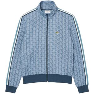 Lacoste, Heren, Sweatshirts & Hoodies, Blauw, Maat: 3XL Katoen,