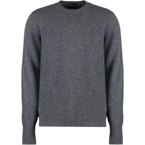 Drumohr, Heren, Truien, Grijs, Maat: 2XL Kasjmier,