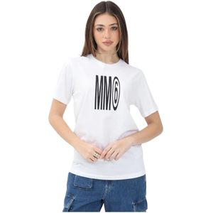 Maison Margiela, Dames, Tops, Wit, Maat: XS Katoen,