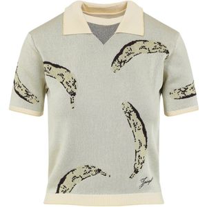 Jacquemus, Dames, Tops, Grijs, Maat: 2XS Viscose,