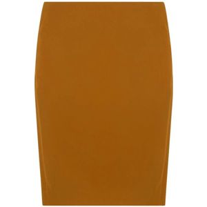 Saint Laurent, Dames, Rokken, Oranje, Maat: S Leer,