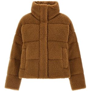 Weekend Max Mara, Dames, Jassen, Bruin, Maat: M Wol,