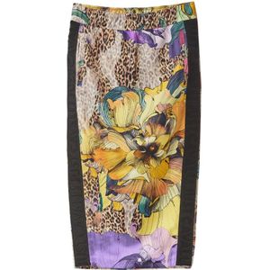 Just Cavalli, Dames, Rokken, Veelkleurig, Maat: M Poliester,