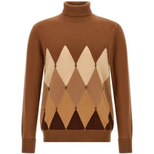 Ballantyne, Heren, Truien, Bruin, Maat: 4XL Kasjmier,