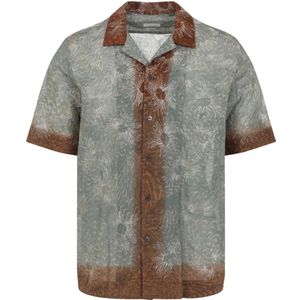 Dries Van Noten - Veelkleurig Overhemd - Groen - Katoen