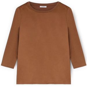 Motivi, Dames, Tops, Bruin, Maat: XS Katoen,