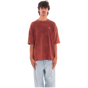 Diesel, Heren, Tops, Rood, Maat: M Denim,