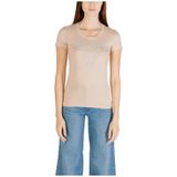 Guess - CN Shiny Triangle - Dames T-shirt - Met Glanzende Driehoek