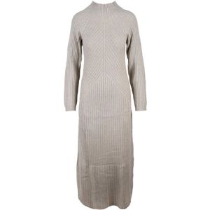 Eleventy, Dames, Jurken, Beige, Maat: S Wol,