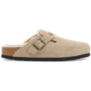 Birkenstock, Heren, Schoenen, Beige, Maat: 39 EU Suède,