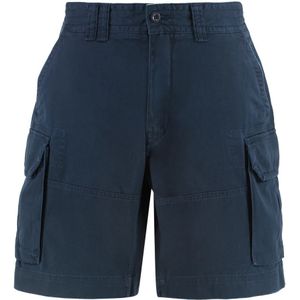 Polo Ralph Lauren - Cargoshorts - Blauw - Katoen - Twee Zijzakken