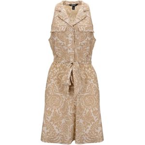 Ralph Lauren, Dames, Jurken, Beige, Maat: S Poliester,