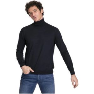 Gran Sasso, Heren, Truien, Blauw, Maat: M Wol,