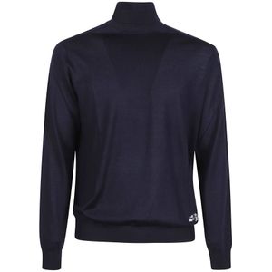 Gabriele Pasini, Heren, Truien, Blauw, Maat: M Wol,