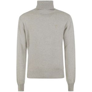 Ami Paris, Heren, Truien, Beige, Maat: XS Kasjmier,