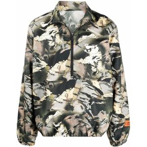 Heron Preston, Heren, Jassen, Groen, Maat: S Zijde,