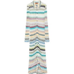 Missoni, Dames, Jurken, Veelkleurig, Maat: 2XS