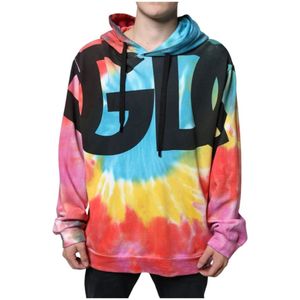 Dolce & Gabbana - TieDye Hoodie GLD Print - Multicolor - Sweater