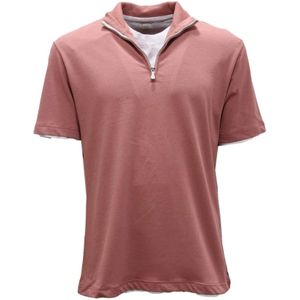 Eleventy, Heren, Tops, Roze, Maat: M Katoen,