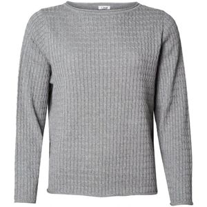 Lind, Dames, Truien, Grijs, Maat: M Katoen,