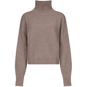 Loulou Studio, Dames, Truien, Beige, Maat: S Wol,