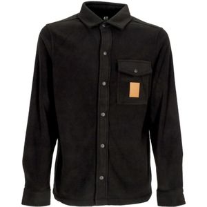 Etnies, Heren, Overhemden, Zwart, Maat: XL Fleece,