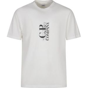 C.p. Company, Heren, Tops, Wit, Maat: M Jersey,