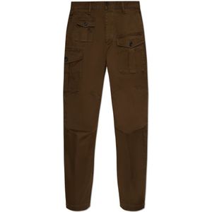 Dsquared2 Broek Cargo , Brown , Heren , Maat: L