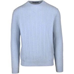 Daniele Fiesoli, Heren, Truien, Blauw, Maat: L Wol,