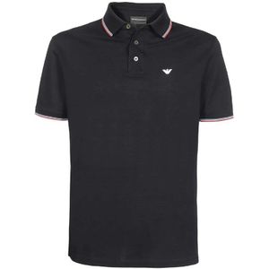 Emporio Armani, Heren, Tops, Blauw, Maat: 2XL