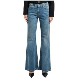 Boss - SOFT BOOTCUT LR - Bootcut Jeans - Medium Blue - Damesmode