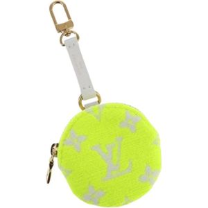 Louis Vuitton Vintage, Dames, Pre-owned, Groen, Maat: ONE Size Katoen,