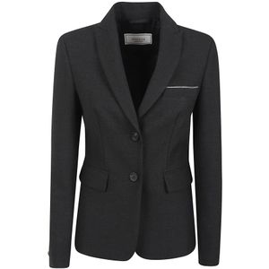 Peserico, Dames, Jassen, Grijs, Maat: L