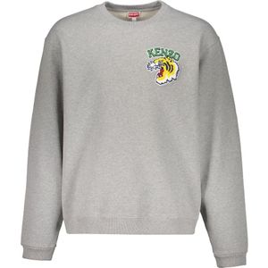 Kenzo, Heren, Truien, Grijs, Maat: M Katoen,
