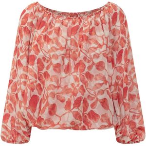 Chiara Boni, Dames, Blouses & Shirts, Veelkleurig, Maat: S Chiffon,