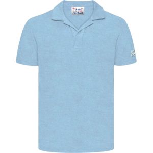 MC2 Saint Barth, Heren, Tops, Blauw, Maat: S Katoen,