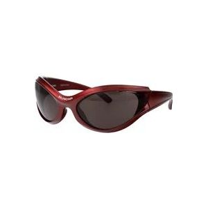 Balenciaga Stijlvolle zonnebril Bb0317S , Red , unisex , Maat: ONE Size