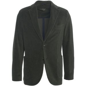 Circolo 1901, Heren, Jassen, Groen, Maat: 2XL Corduroy,